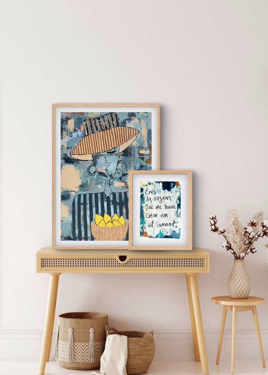 Maria Limones - Fine Art Print by Cata Jau Art