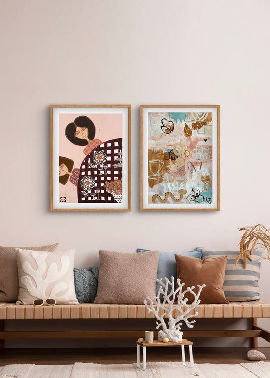 Brunching in Paris - Fine Art Print by Cata Jau Art