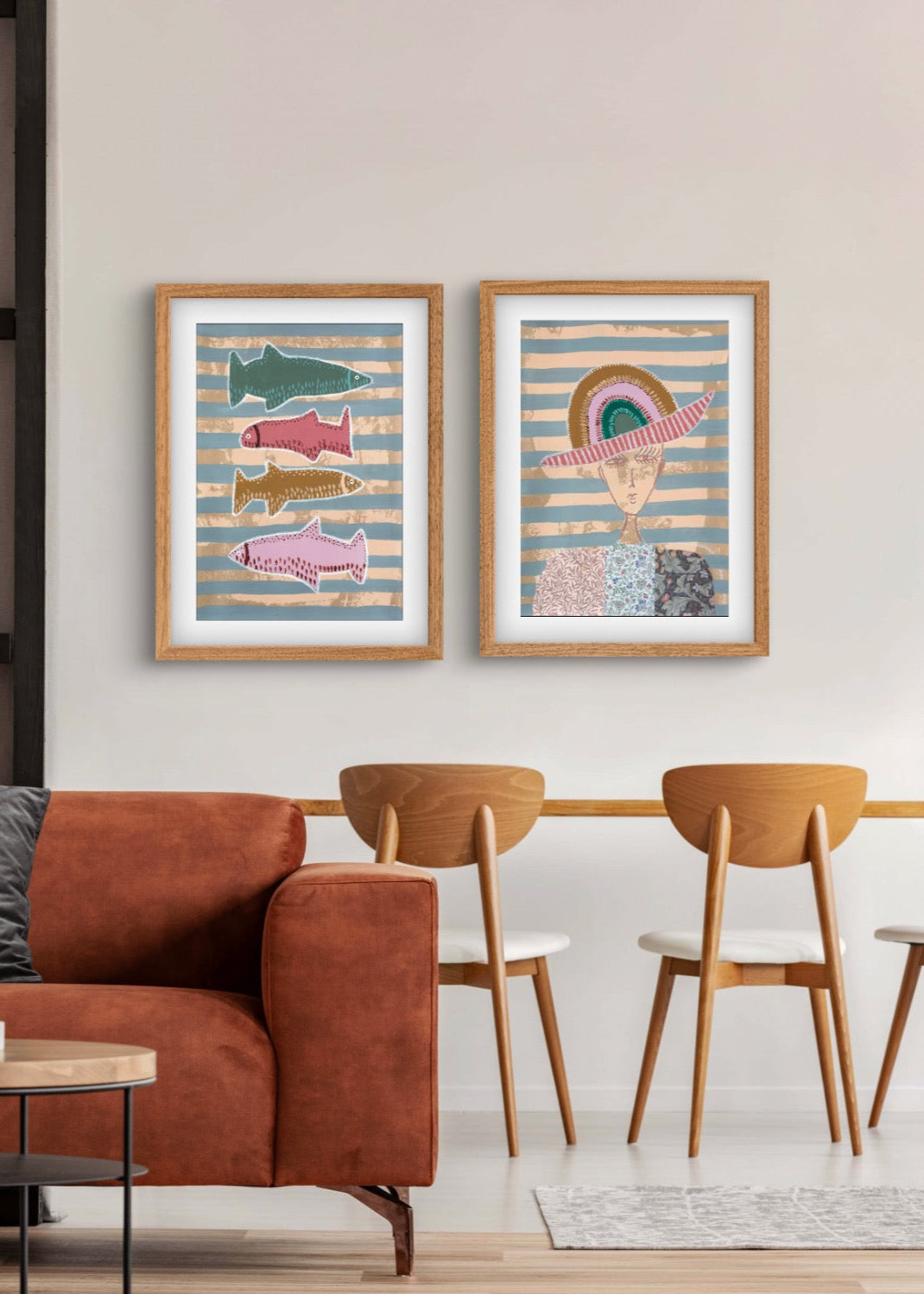 Rainbow Hat - Original Painting