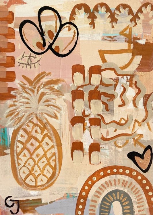 Pineapple - Original Painting