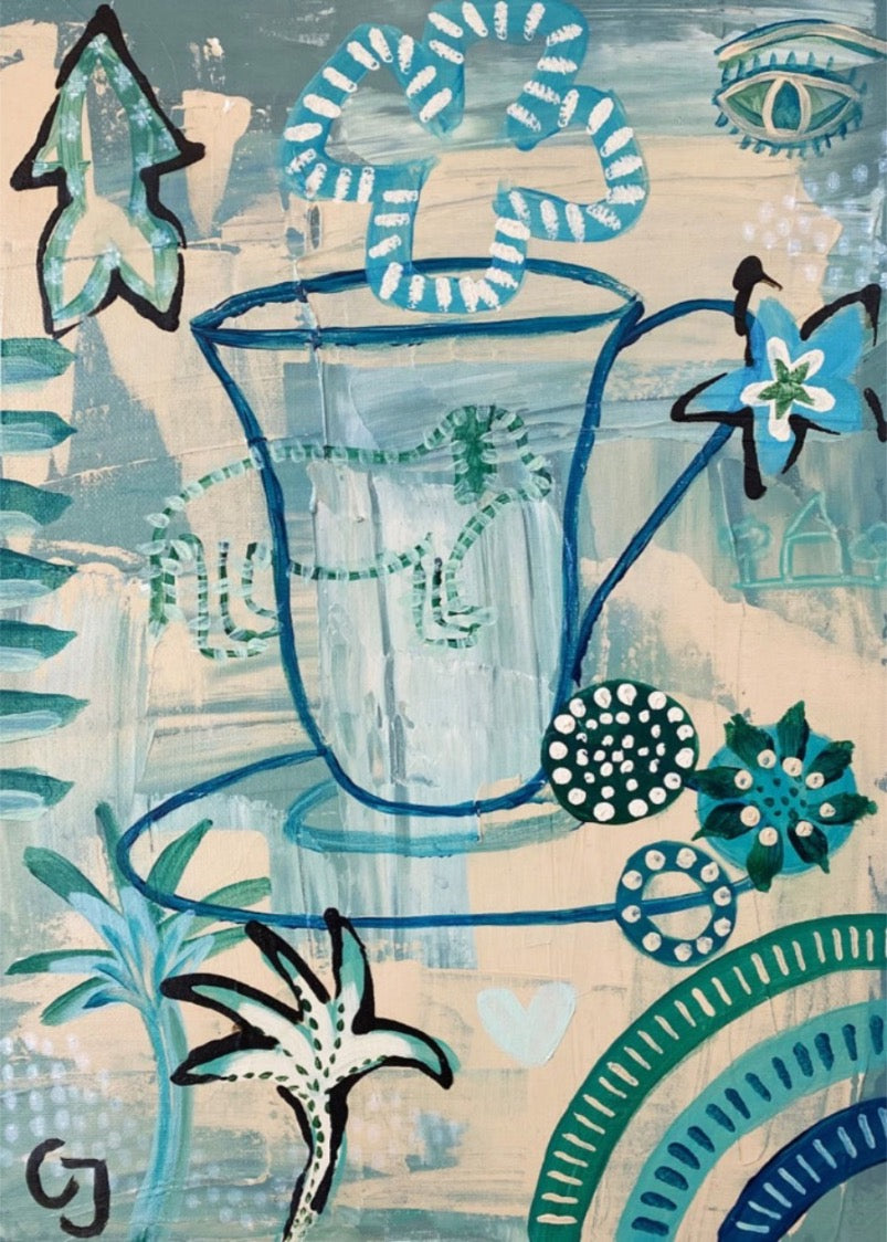 Coffee O'clock - Original Painting