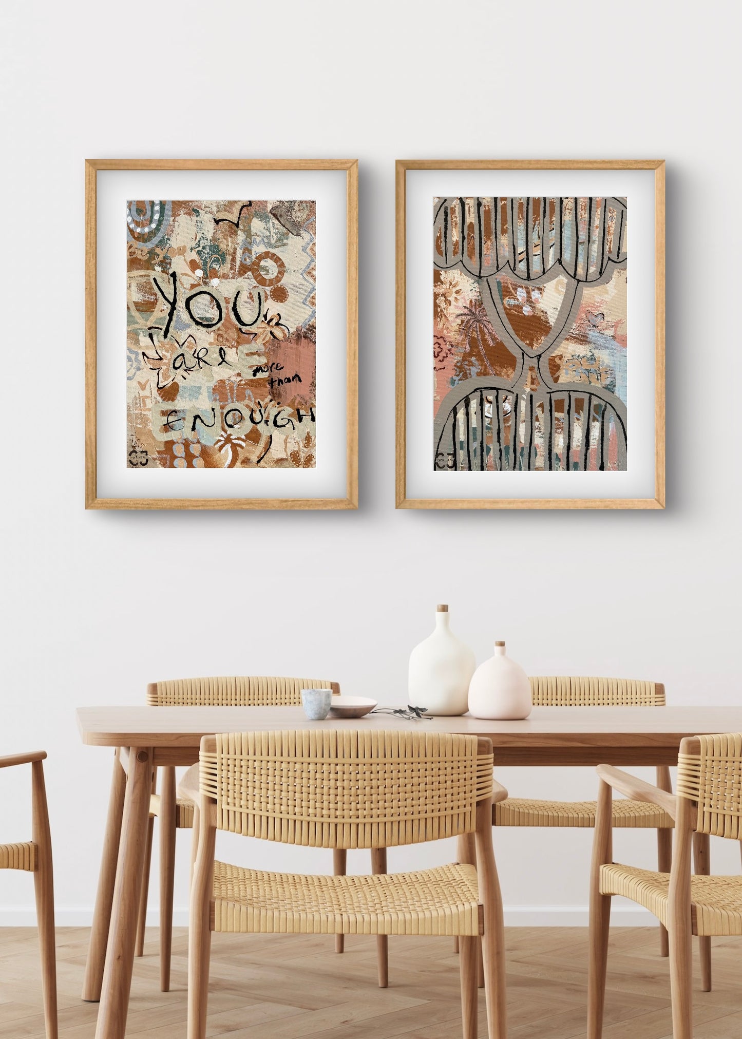 Alicia - Original Abstract Canvas Painting by Cata Jau Art