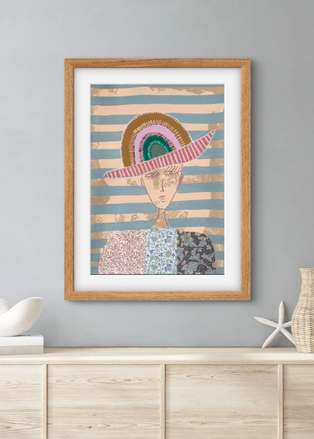 Rainbow Hat - Original Painting