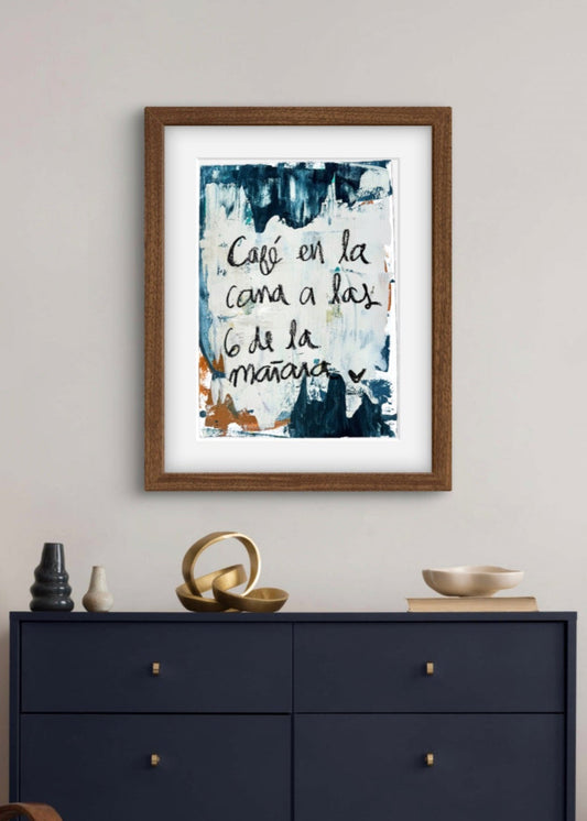 Coffee In Bed - Original Painting